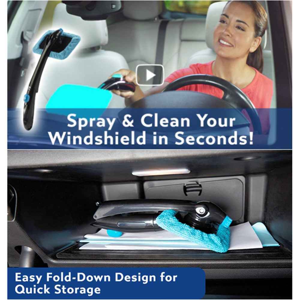 Windshield Wizard Car Window Cleaner Kit for Windscreen Glass Reusable