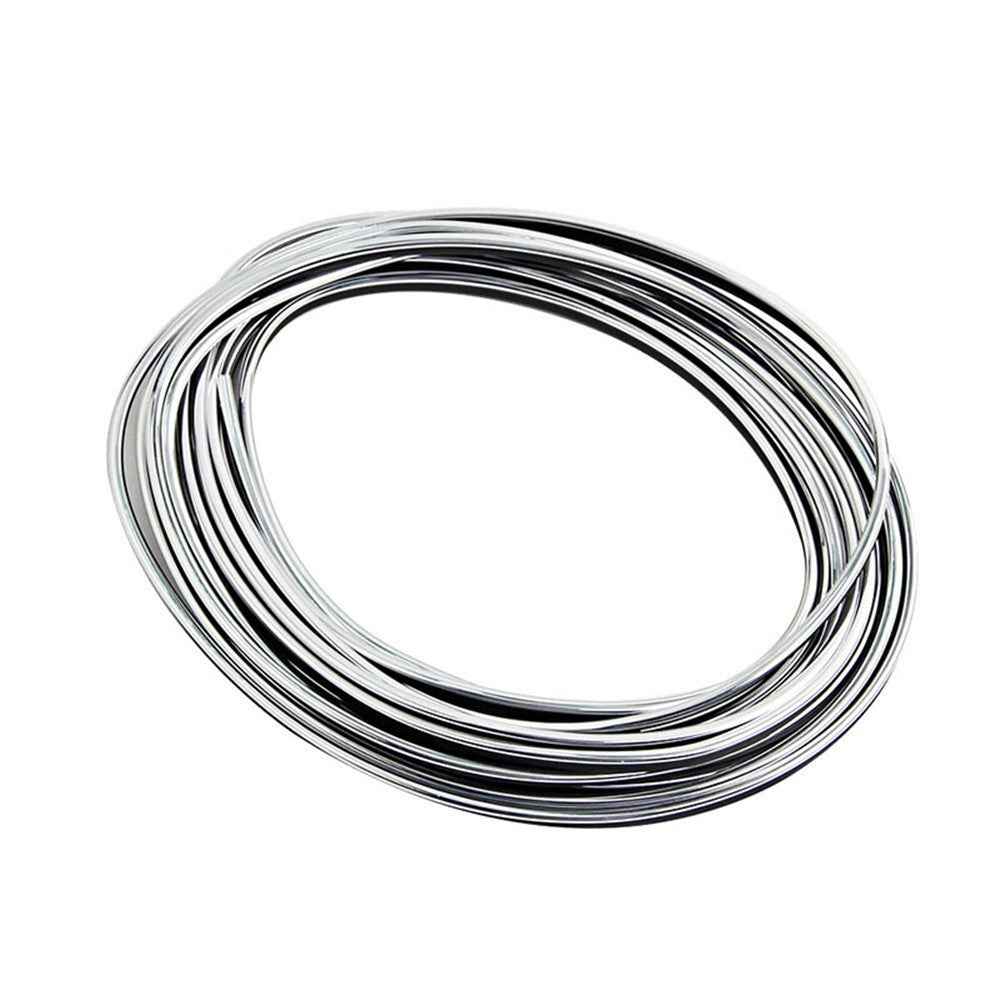 Car Vehicle Car Interior Decor Chrome-plated Strip - Silver