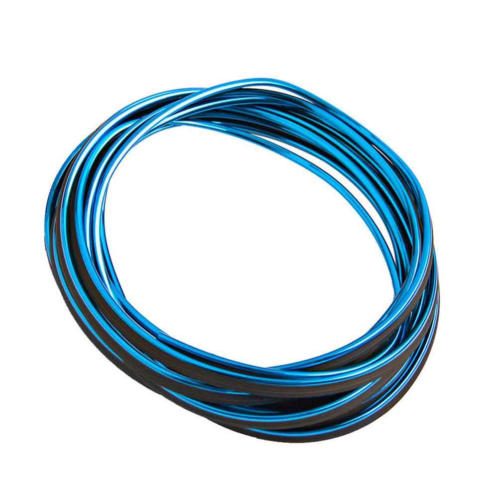 Car Vehicle Car Interior Decor Chrome-plated Strip - Blue