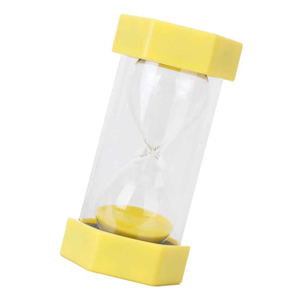 Assorted Color Time Hourglass Sandglass Sand Timer Kitchen 3 Min Yellow