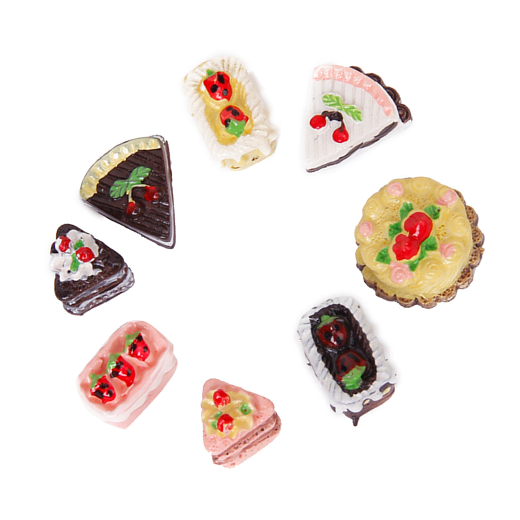 20Pcs Miniature Kitchenware Cookware Cake for Barbie Dolls House Accessories