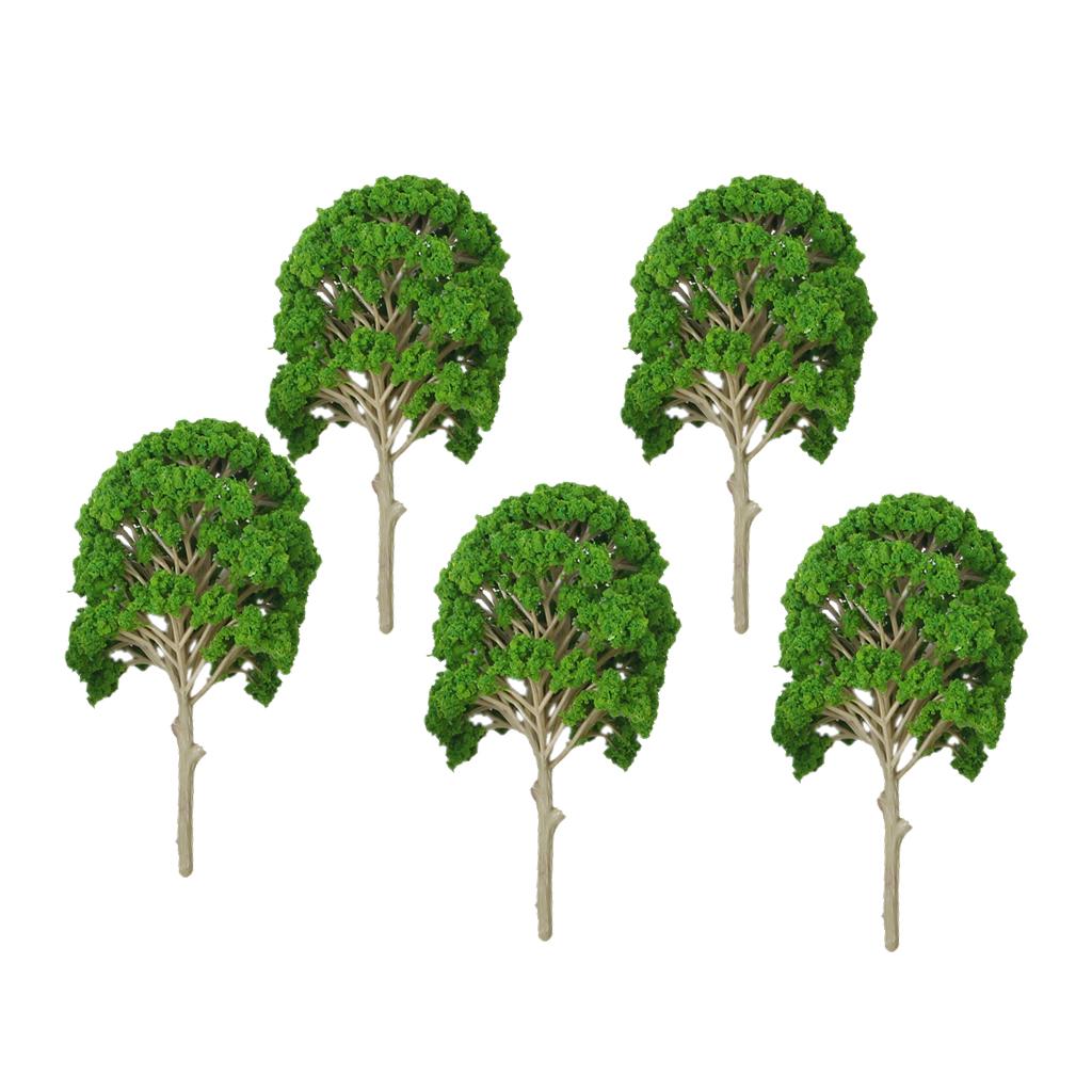 15x Model Mulberry Trees for Architecture Train Railway Wargame Park Scenery