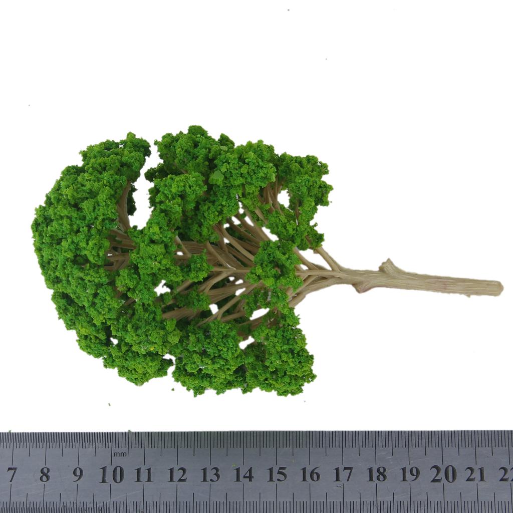 15x Model Mulberry Trees for Architecture Train Railway Wargame Park Scenery