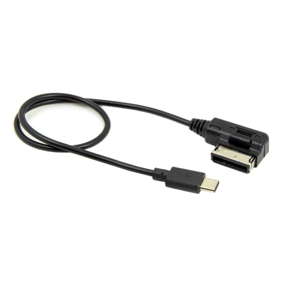 CA-040 0.3m Media in AMI MDI USB-C USB 3.1 Type C Charge Adapter Cable for Car VW AUDI 2014 A4 A6 Q5 Q7