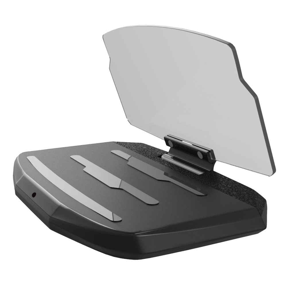 5W Qi Wireless Charger + Heads up Car Navigation Image Reflector HUD 2-in-1 Design for iPhone Samsung Huawei