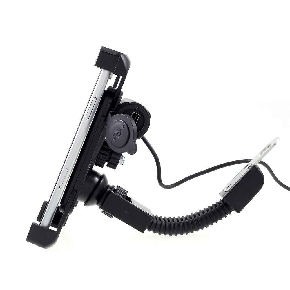 Universal Motorcycle Motorbike Mount Holder Handlebar Bracket Stand for 4-6 inch Smartphone
