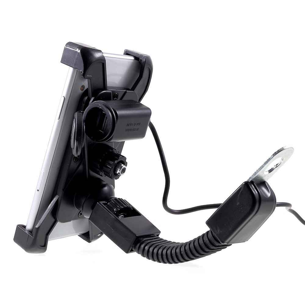Universal Motorcycle Motorbike Mount Holder Handlebar Bracket Stand for 4-6 inch Smartphone