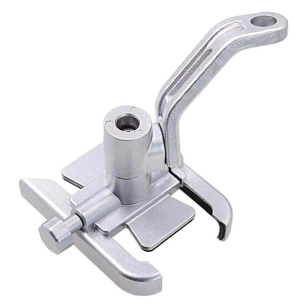 WUPP 360 Degree Aluminum Alloy Motorcycle Bike Rear Mirror Phone Holder GPS Stand Mount for 4-6.5 inch Phone - Silver