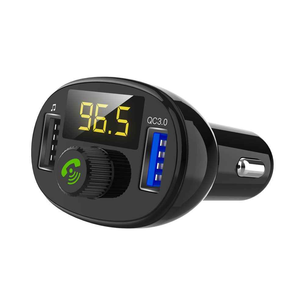 Wireless FM Transmitter Bluetooth-compatible Car Charger MP3 Player for Vehicle