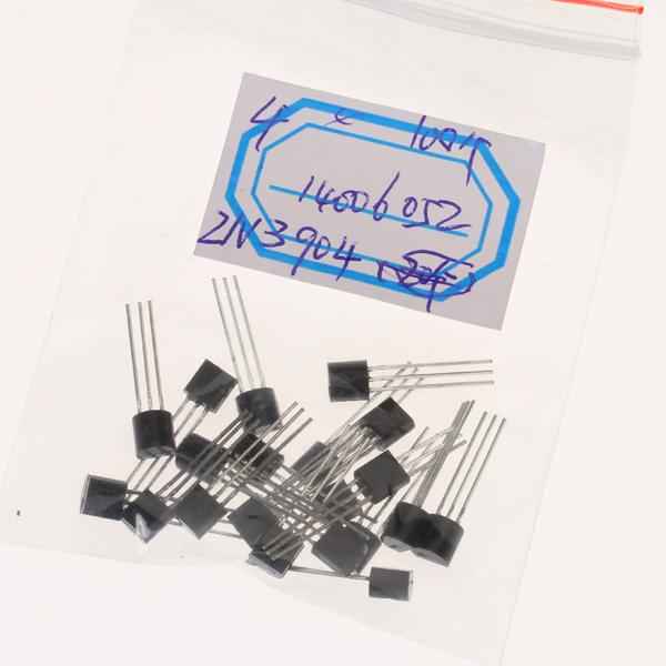 100pcs 2N3904 TO-92 NPN Transistor