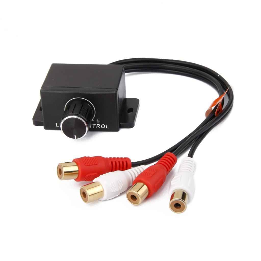 Universal Car / Home Amplifier Bass RCA Gain Level Volume Control Knob