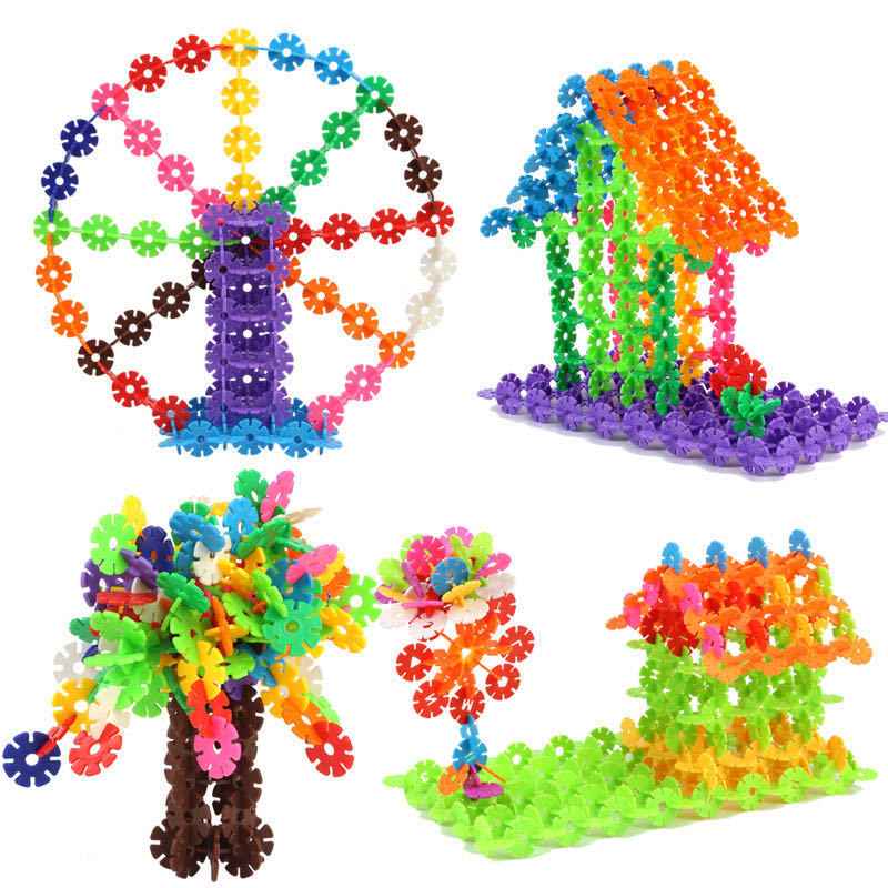 100PCS Interlocking Building Chips Construction Set – STEM Educational Creative Learning Toy for Kids