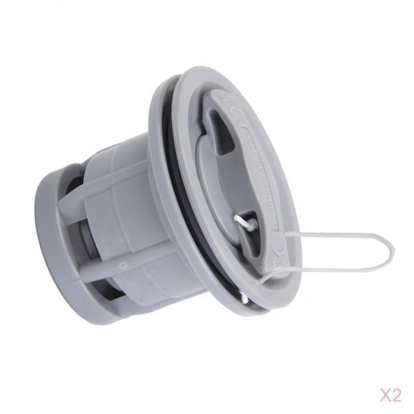 2 Pieces Double Seal Air Valve for Inflatable Boat Raft Dinghy Kayak Canoe