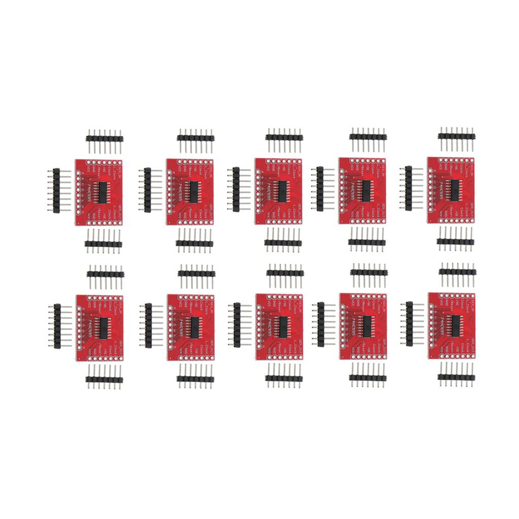 10 Pieces 74HC595 8-Bit Shift Register DIP-16 IC Breakout PCB Board