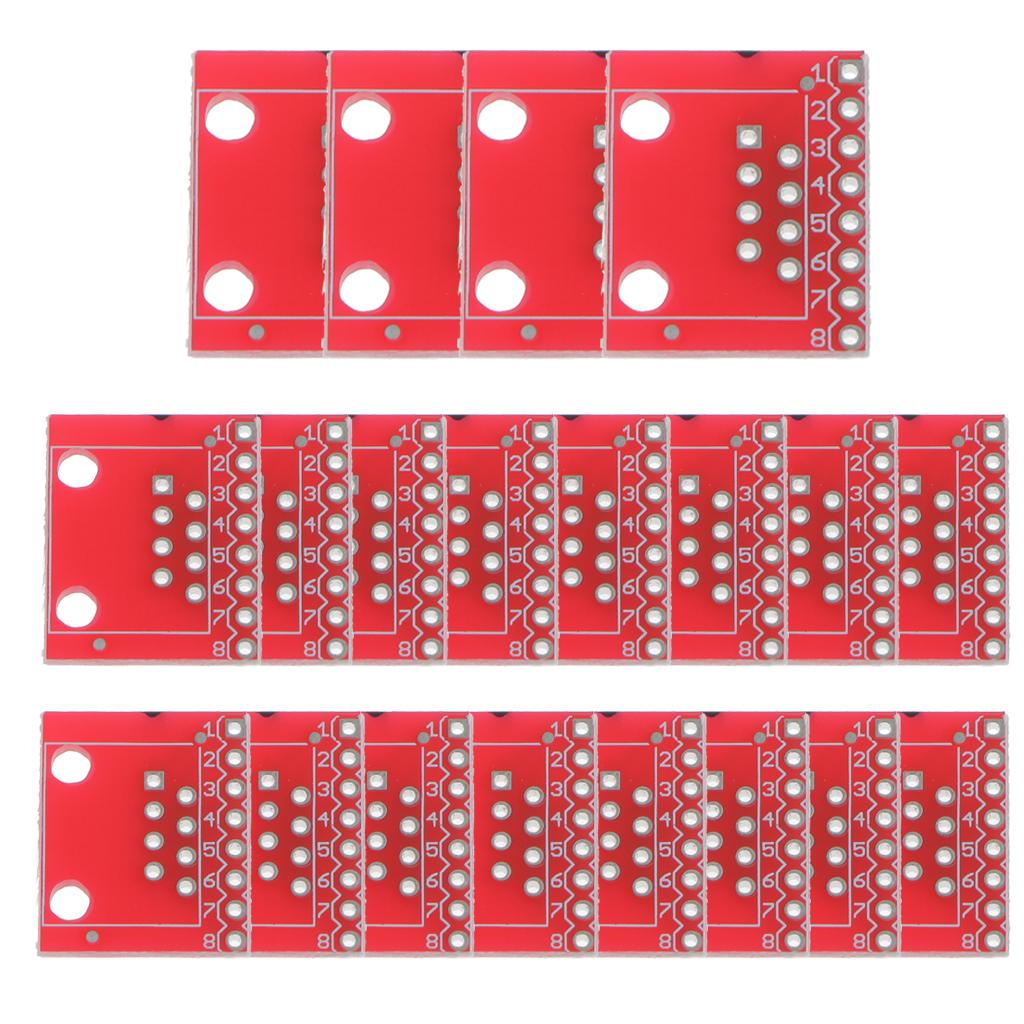 20 Pieces Connector (8P8C) and Breakout Board Kit for Ethernet Jacks