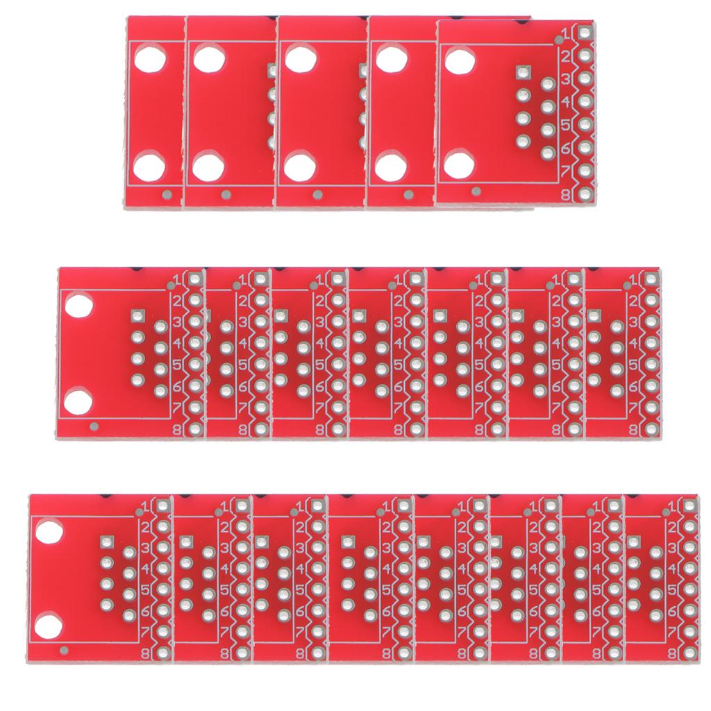 20 Pieces Connector (8P8C) and Breakout Board Kit for Ethernet Jacks