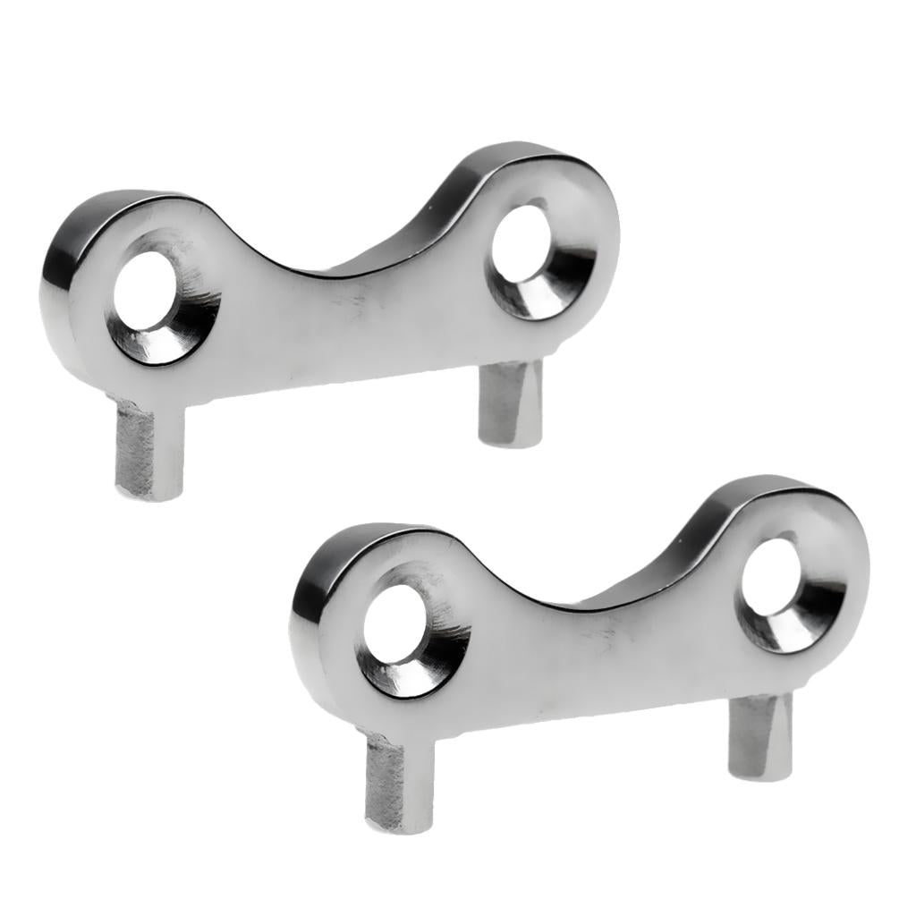 2 Pieces Boat 38mm 1.5'' Gas Fuel Tank Deck Fill Filler Spare Key Tool