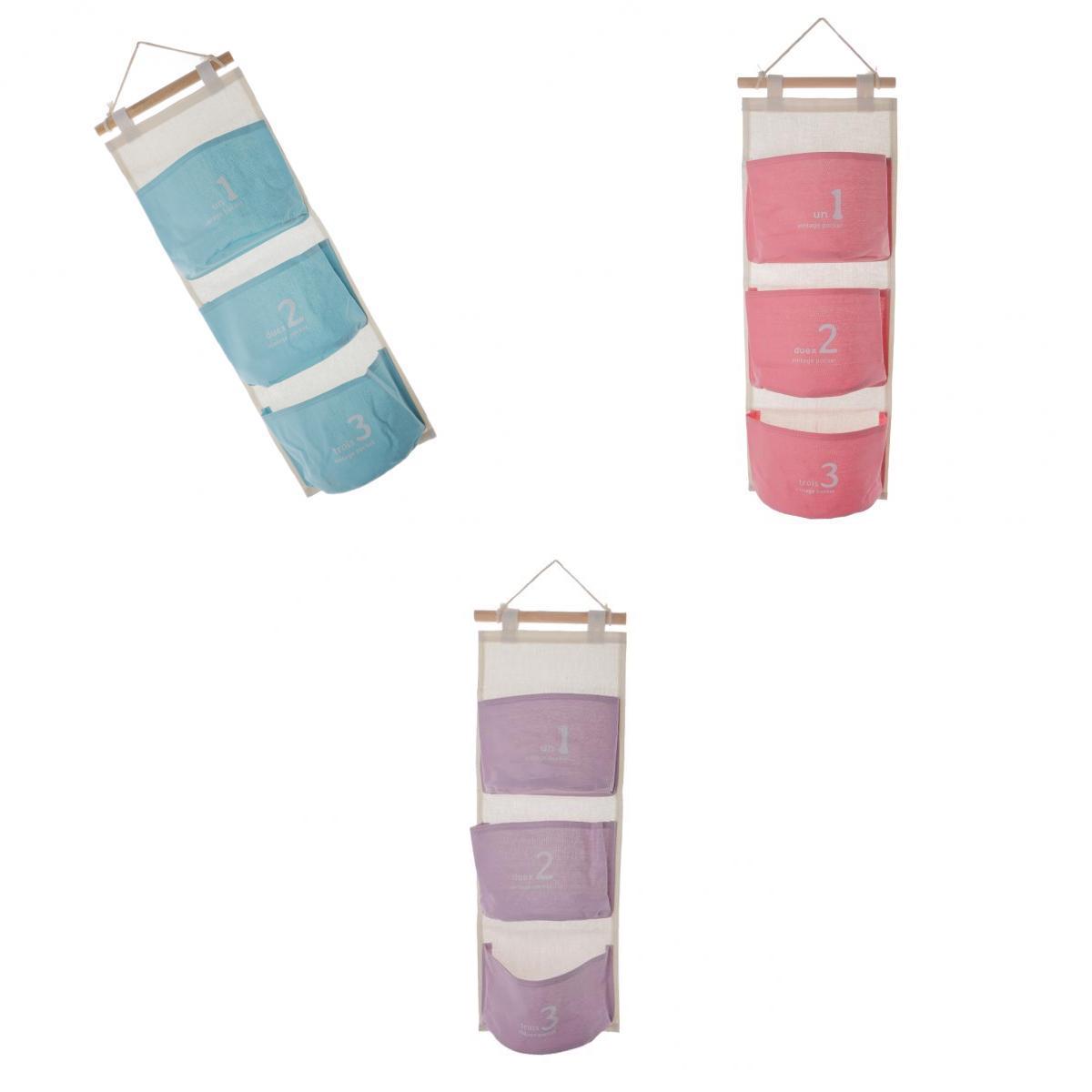 3 Pocket Hanging Organizer Door Wall Storage Closet Door Closet OrganizerX 3