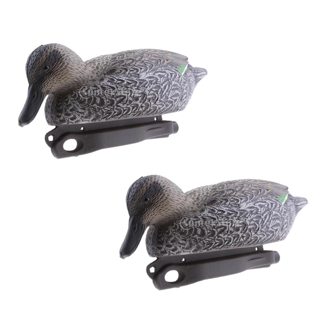 2 Piece Realistic Decoy Pest Control Garden Scarer Scarecrow Female Duck#2