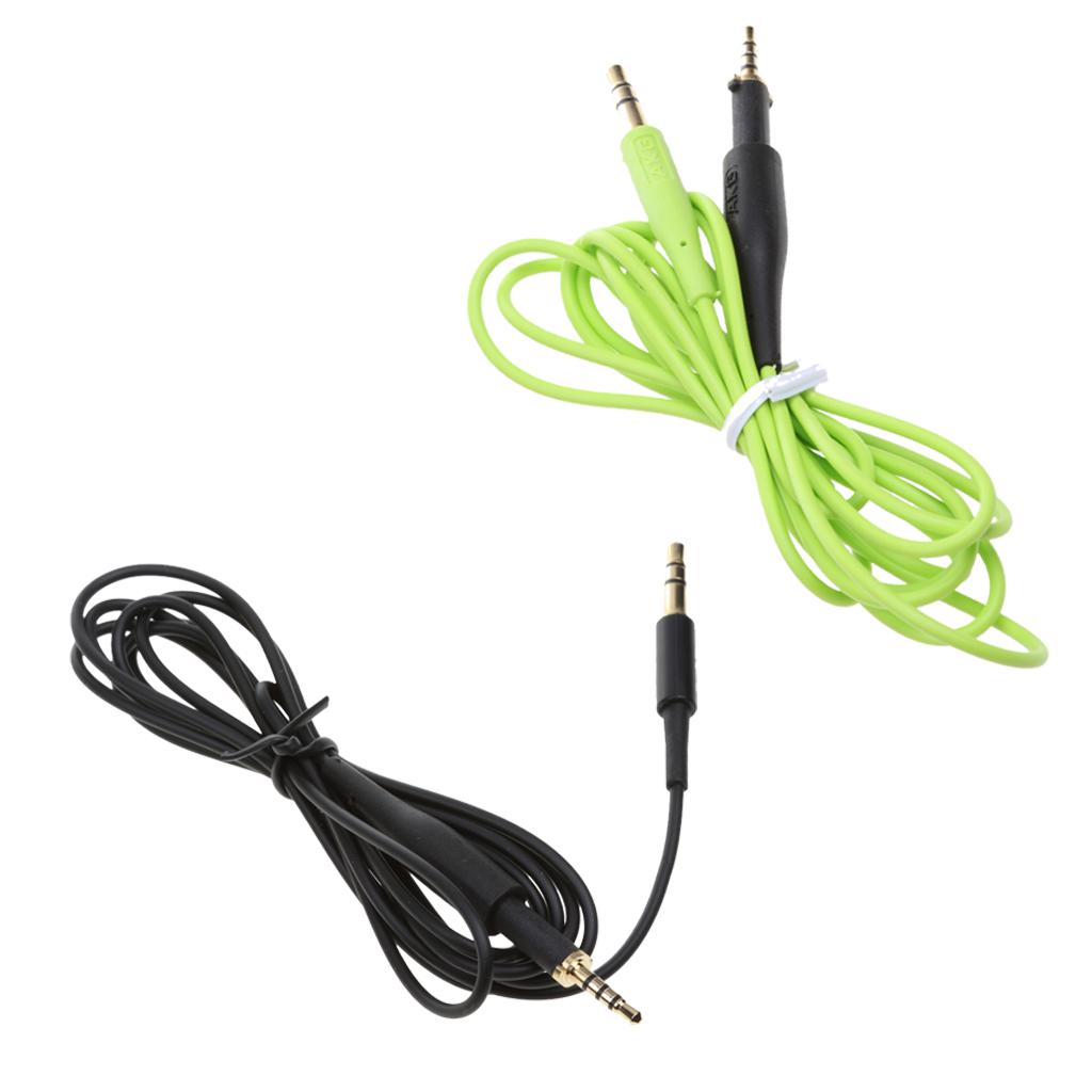 2piece Replacement Audio Cable for AKG K450/Q460/K451/K480 Headset Headphone