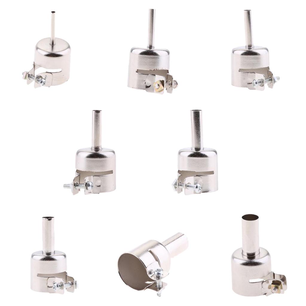 8 x Universal Heat Nozzle Hot Air Mouth Heat Resisting Tool