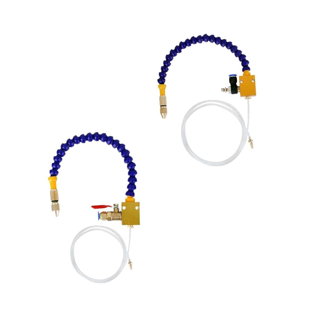 1m+1.25m Mist Coolant Spray For 8mm Air Pipe CNC Lathe Drill Cooling Machine
