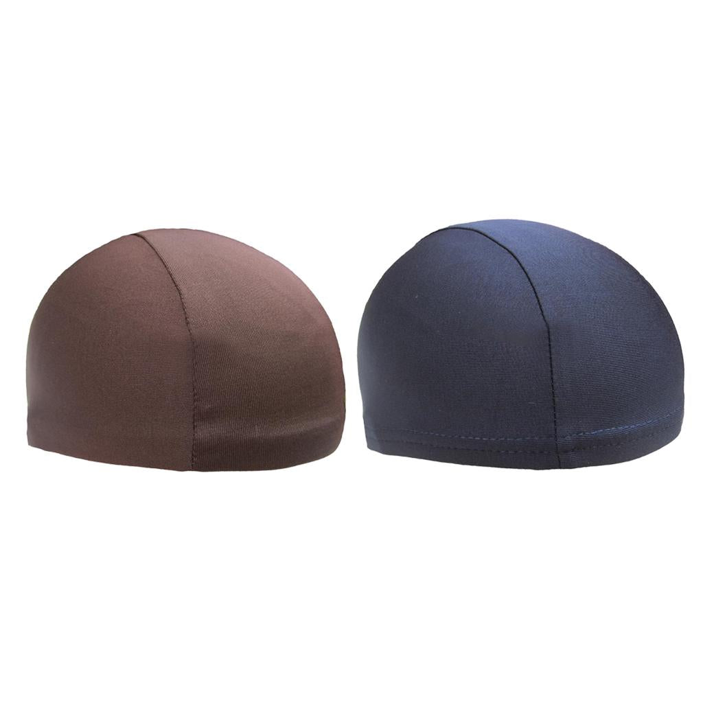 2 Pieces Beanie Dome Caps Skull Caps Bonnet Hiking Cycling Skiing Sports Hat