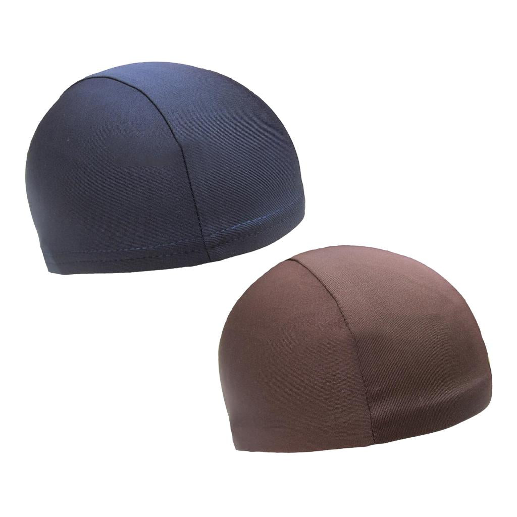2 Pieces Beanie Dome Caps Skull Caps Bonnet Hiking Cycling Skiing Sports Hat
