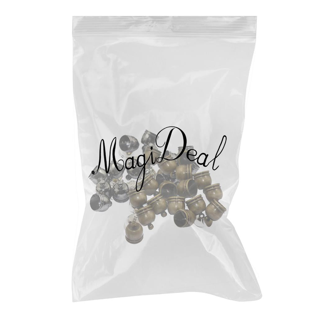 30Pieces Mixed Brass End Bead Cap Tip Jewelry Findings Craft DIY Making