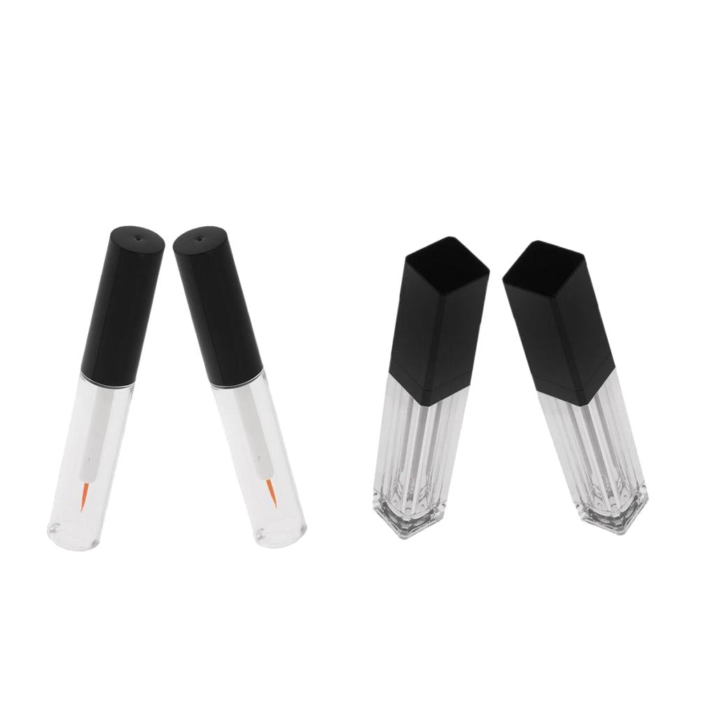 4 Pieces 4ml 8ml Empty Makeup Eyelashes Mascara Tube Eyeliner Vials Bottles