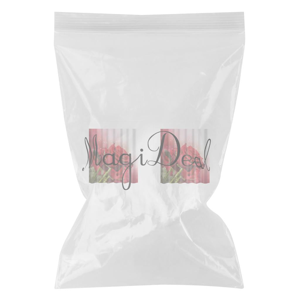 2 pieces Polyester Shower Curtain with Hooks Bathroom Hanging Decor Red Rose