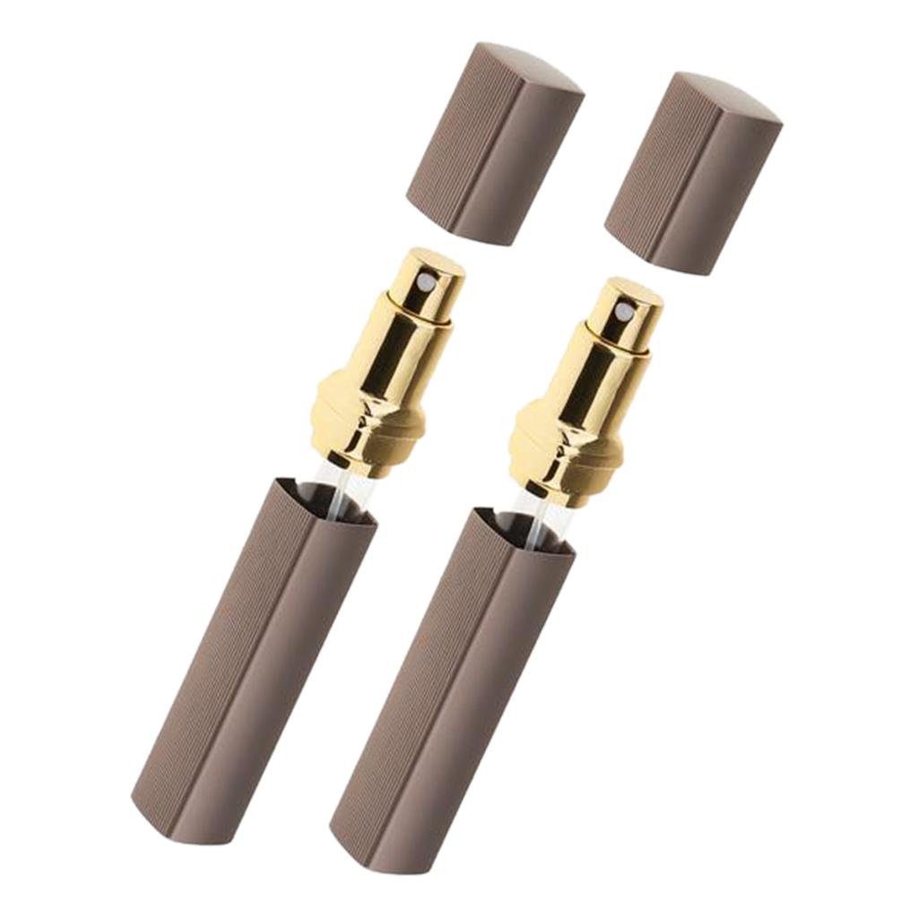 2Pieces 12ml Travel Perfume Aftershave Atomizer Refillable Spray Bottles