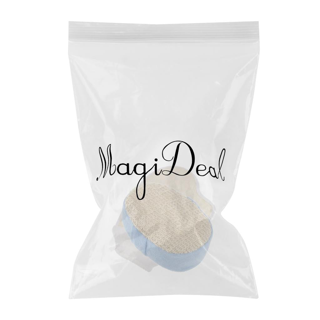 Bath Sponge Massage Shower Scrub Pad+Loofah Bath Exfoliating Scrubber Glove