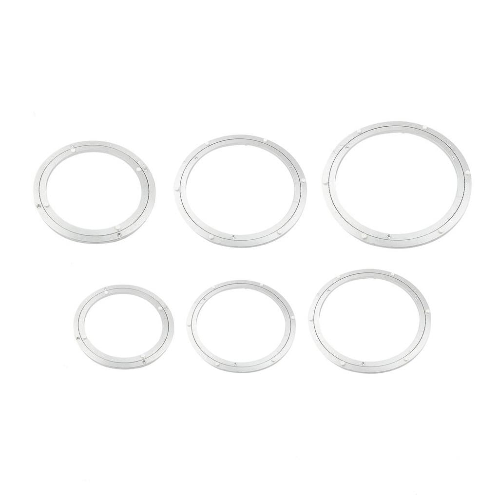 Aluminum Alloy Round Rotating Turntable Lazy Susan 5.5+8+10+12+14+16 Inch