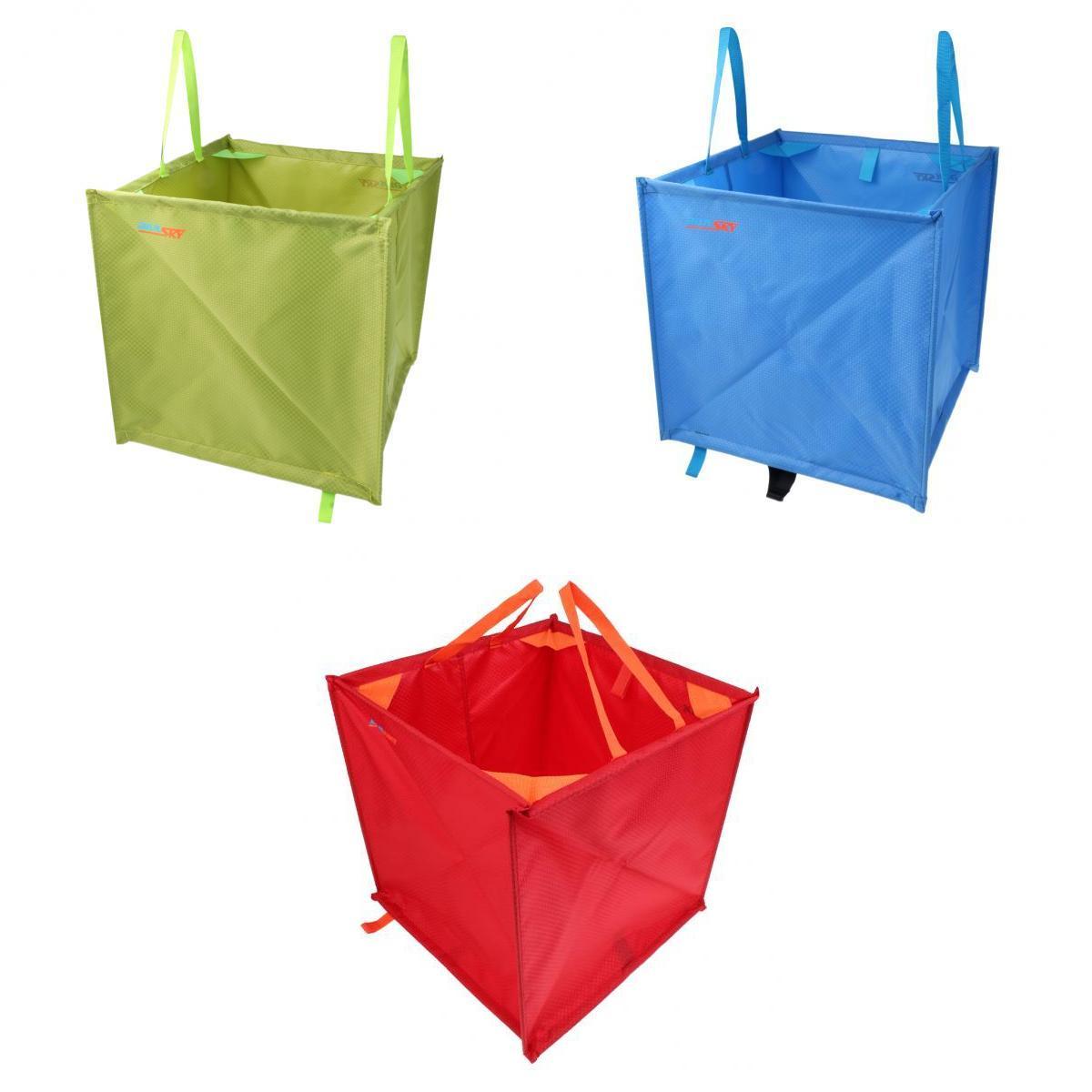 3 Pieces Folding Climbing Arborist Throw Line Bag Storage Cube