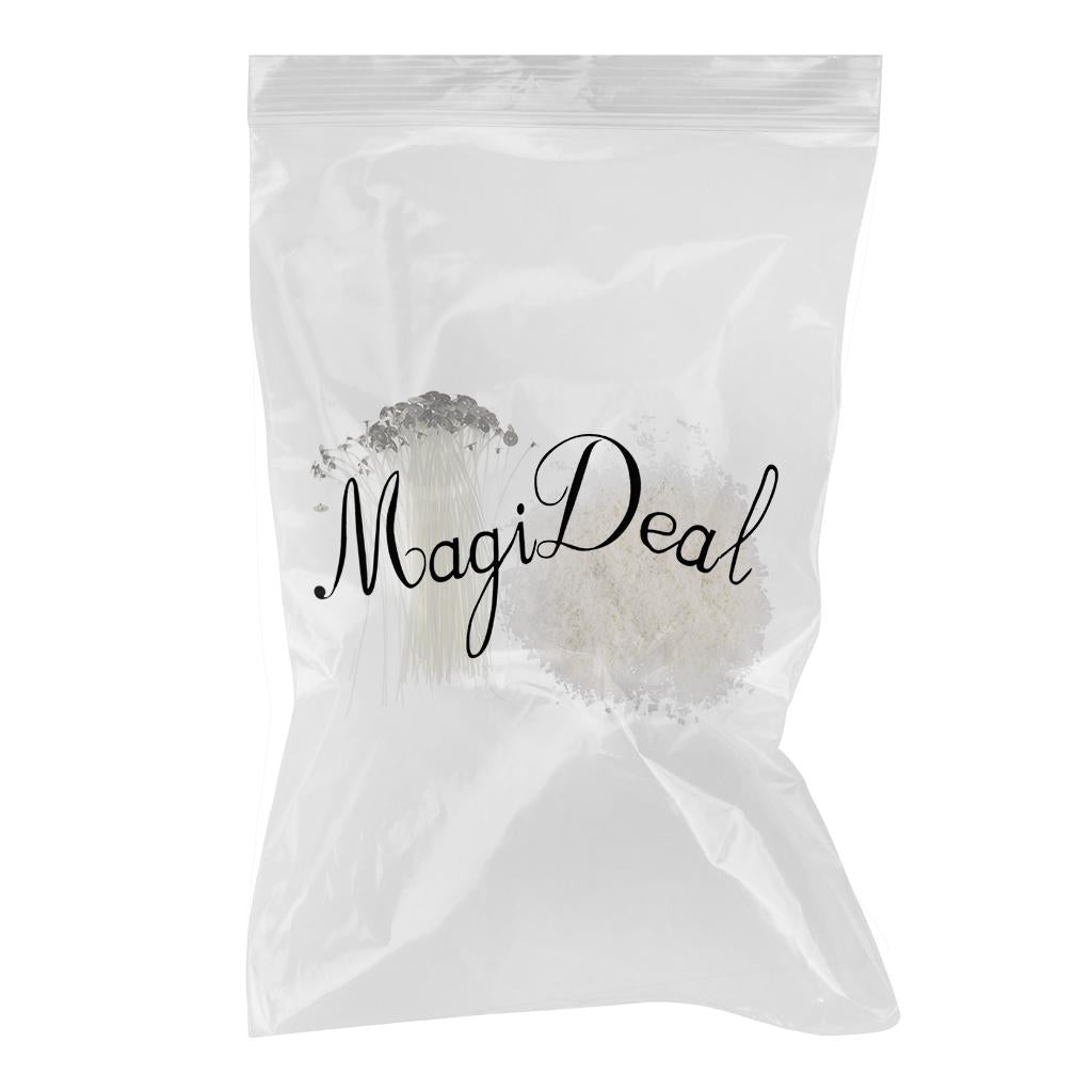500g 100% Pure Soy Wax Flakes + 20cm Pre Waxed Wicks for Candle Making