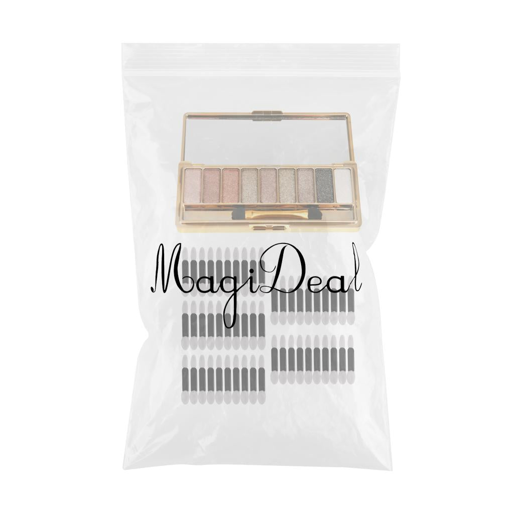 9 Colors Glitter Eyeshadow Palette + 50 Pieces Eye Shadow Brush Applicator