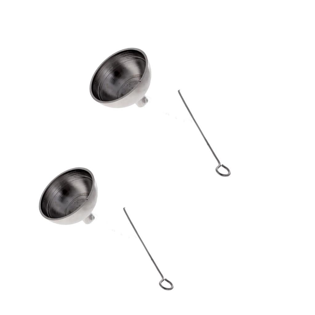 2 Pieces Steel Mini Funnel for Essential Oil Bottles Cremation Funnel Kit