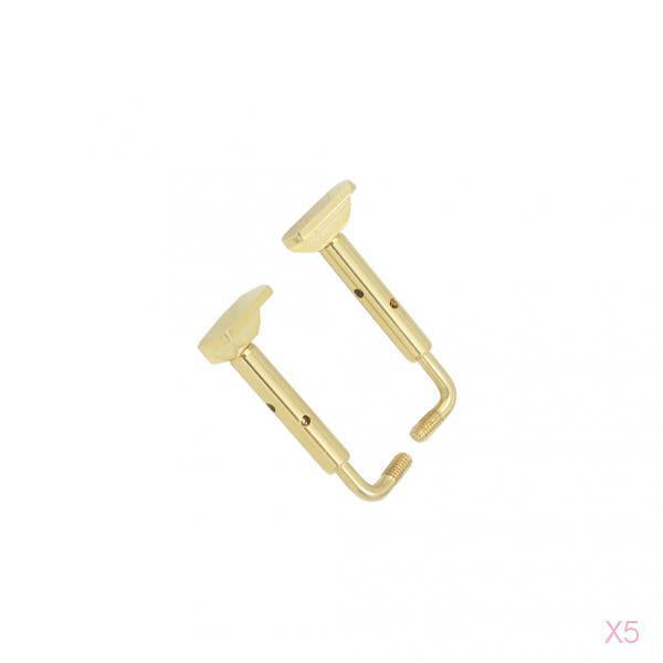 10 Pieces Violin Chin Rest Screws Replacement Parts Golden