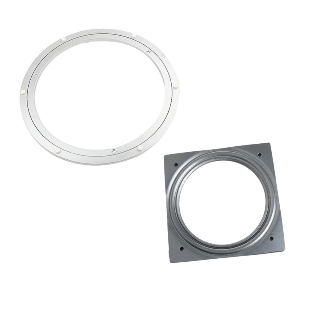 6inch+8 inch Full Ball Bearing Swivel Plate Lazy Susan Turntable TV Rack