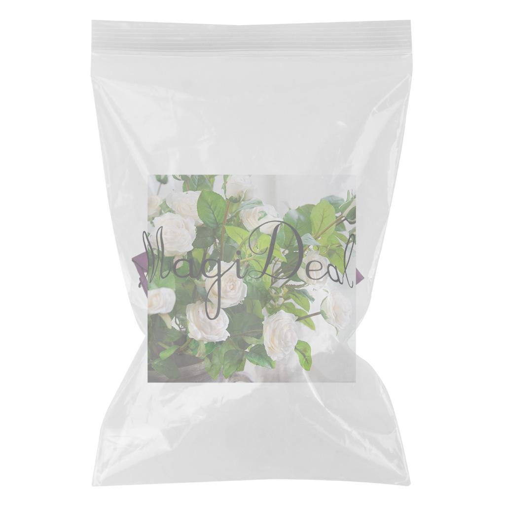 Bunch of 10 Wedding Party Decoration Silk Rose Artificial Flower White