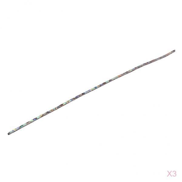 3x/Set Shell Guitar Binding Purfling Strip 795x2x1.6mm for Mandolin