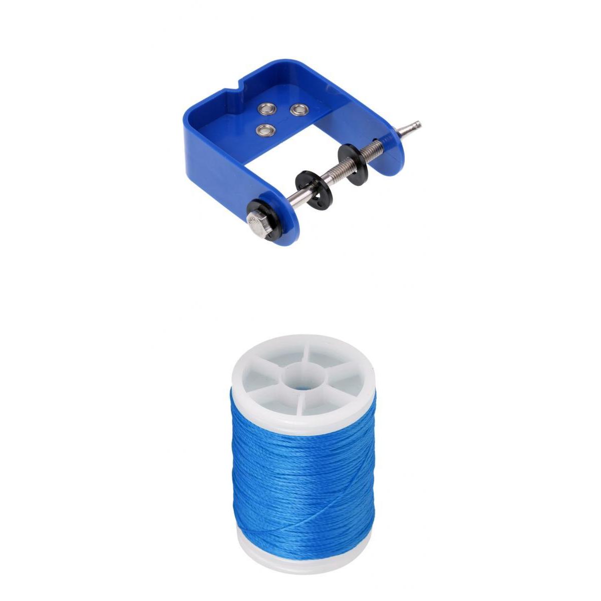 Bow String Server String Serving Tool + 110m String Serving Thread Blue