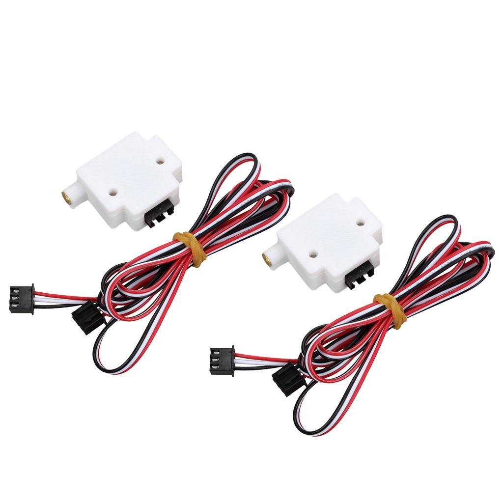 2 Pieces 3D Printer Part Detection Module for 1.75mm Filament Monitor Sensor