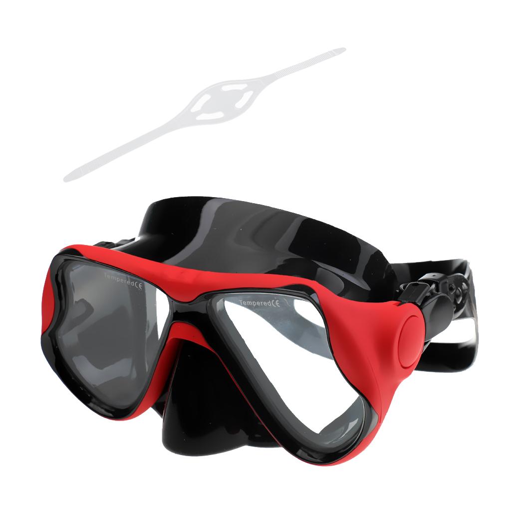 Adult Silicone Scuba Diving Snorkeling Mask with Dive Mask Strap Replacement