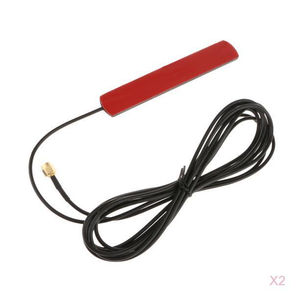 2Pcs 3G 4G LTE Patch Antenna External Receiver Transmit with SMA-J Connector