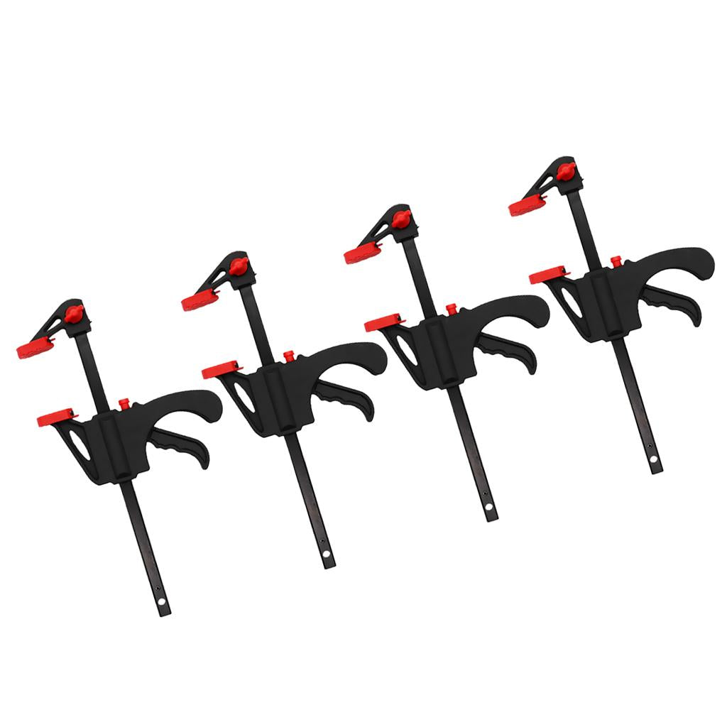 4Pieces F Woodworking Clamp Clip Heavy Duty Woodwork Tool Clamp Random Color