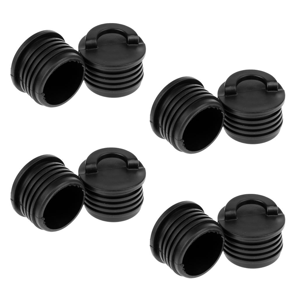 8 Pieces Kayak Canoe Boat Scupper Stopper Bung Drain Holes Plugs Accessories