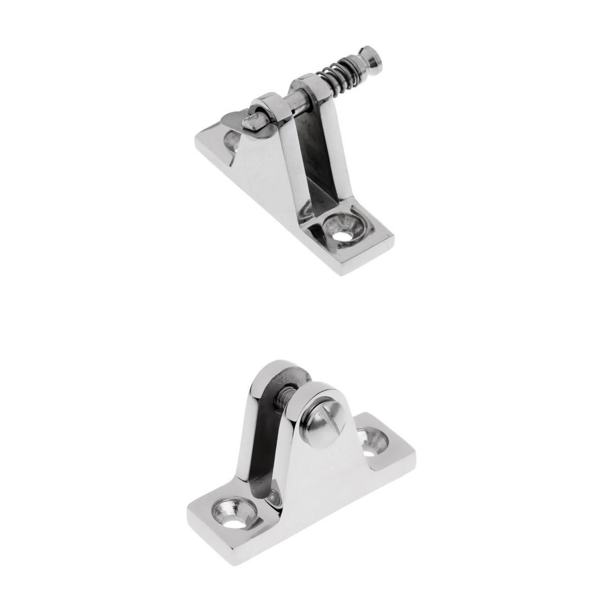 Boat Angled and 90 Degree Deck Hinge Mount Stainless Steel Fitting Hardware