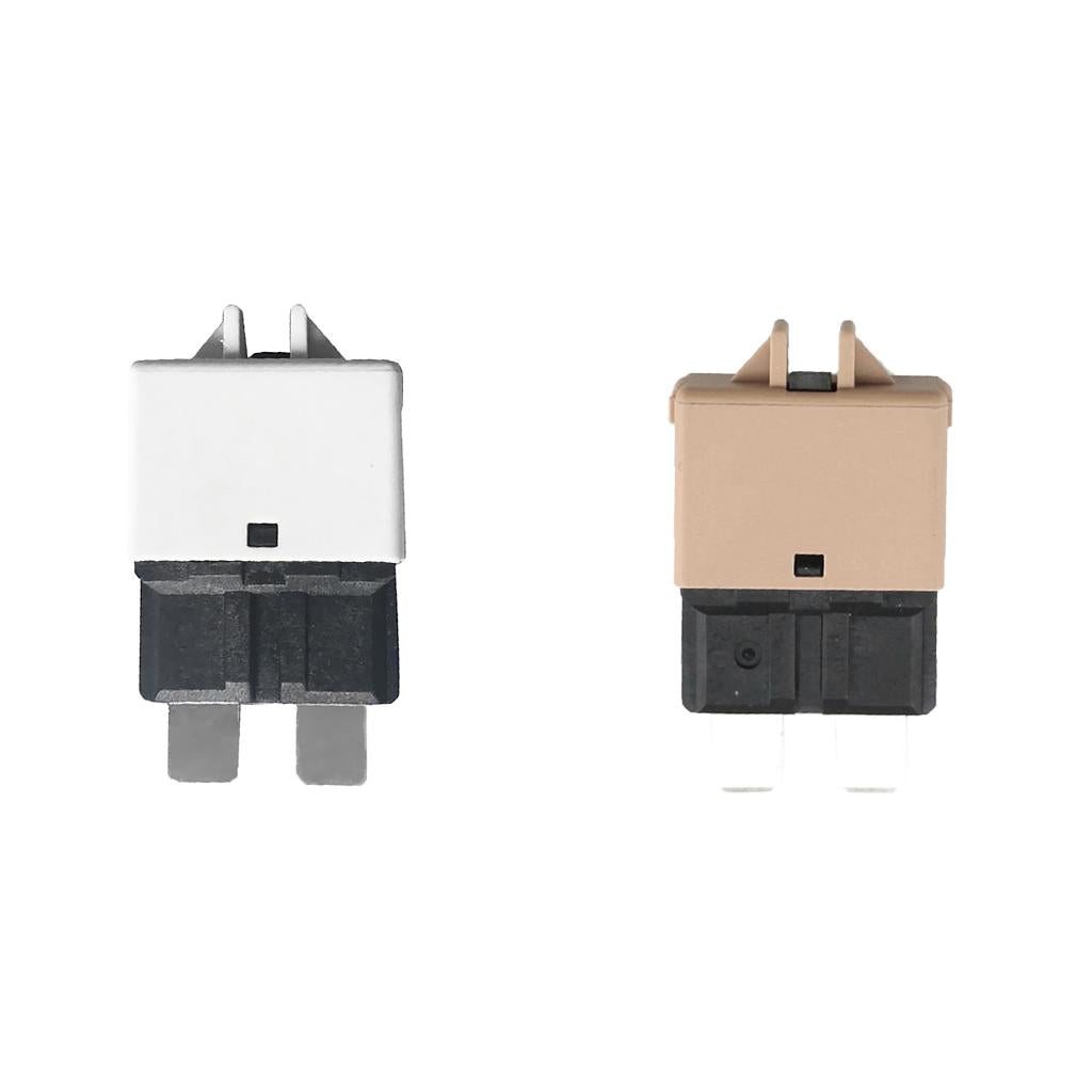 2pcs Circuit Breaker Blade Fuse 12V 24V Resettable 5A 25A Marine Rally